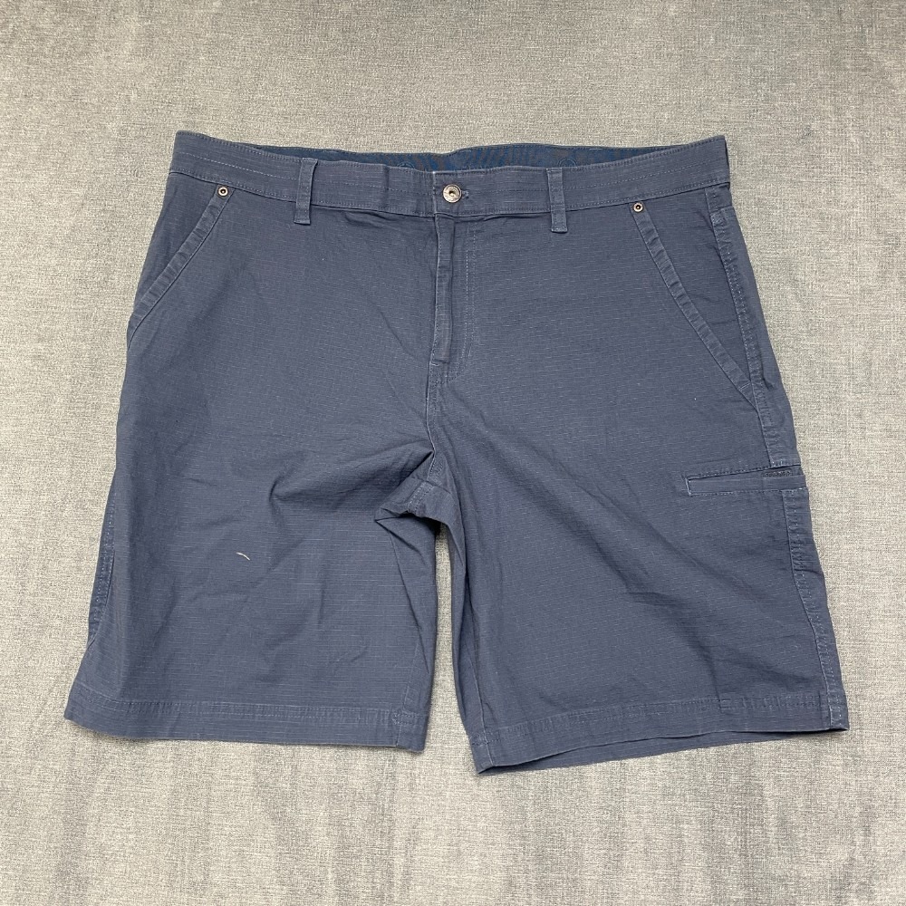 Weatherproof Cargo Shorts Men 41 Navy Blue Utility Pocket Camping Hiking Outdoor